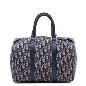 CHRISTIAN DIOR - Navy Trotter Boston Bag (30)