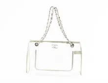 Clear Chain Shoulder Bag