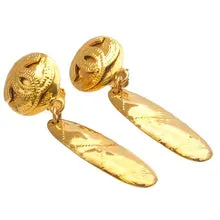 CHANEL - Gold Earrings