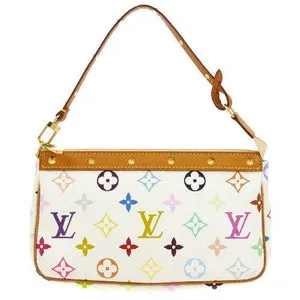 LOUIS VUITTON - White Monogram Pochette