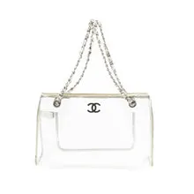 Clear Chain Shoulder Bag