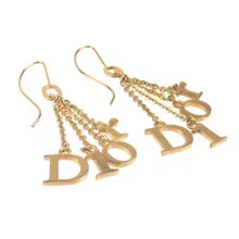CHRISTIAN DIOR - Logo Earring