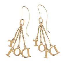 CHRISTIAN DIOR - Logo Earring