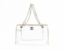 Clear Chain Shoulder Bag